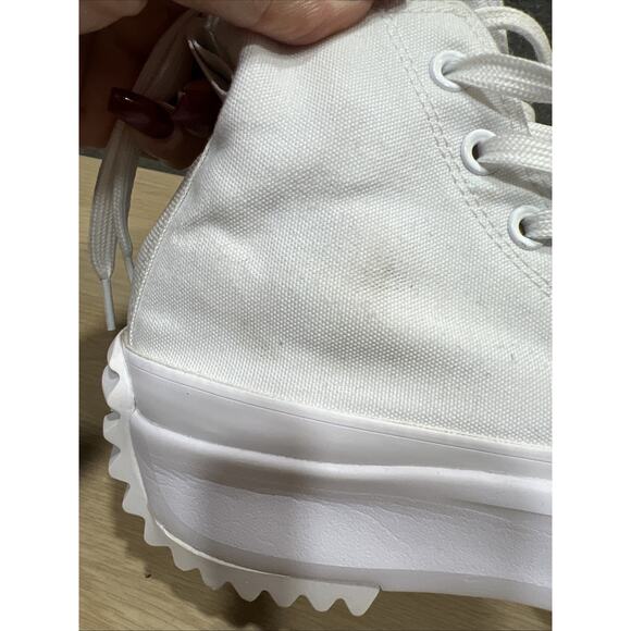 Converse Run Star Hike High Triple White Size Mens 8 Womens 7.5 main image 14